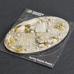 Arid Steppe Bases Pre-Painted (1x 170mm Oval)